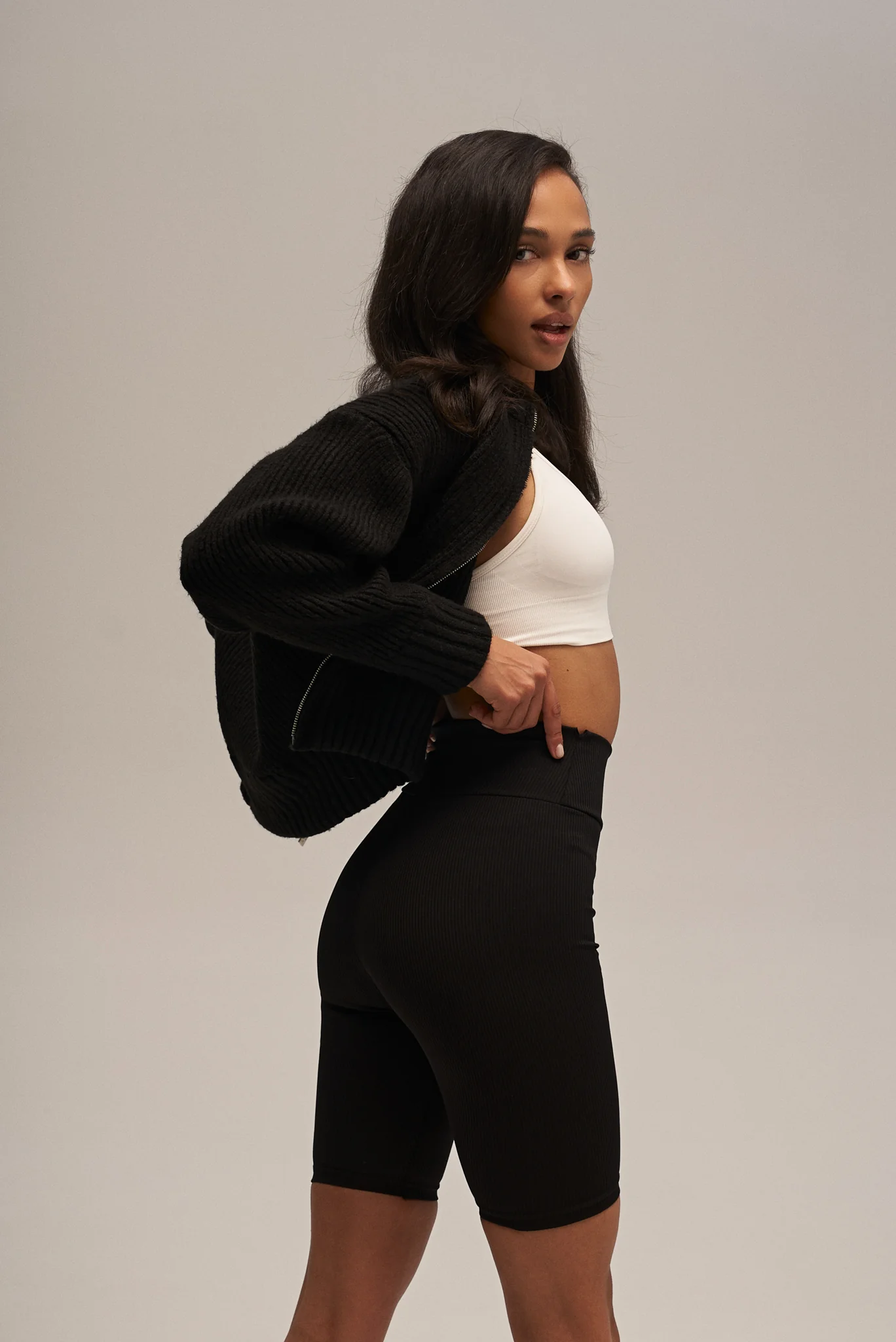 Ribbed Longline Cycling Shorts - Image 10