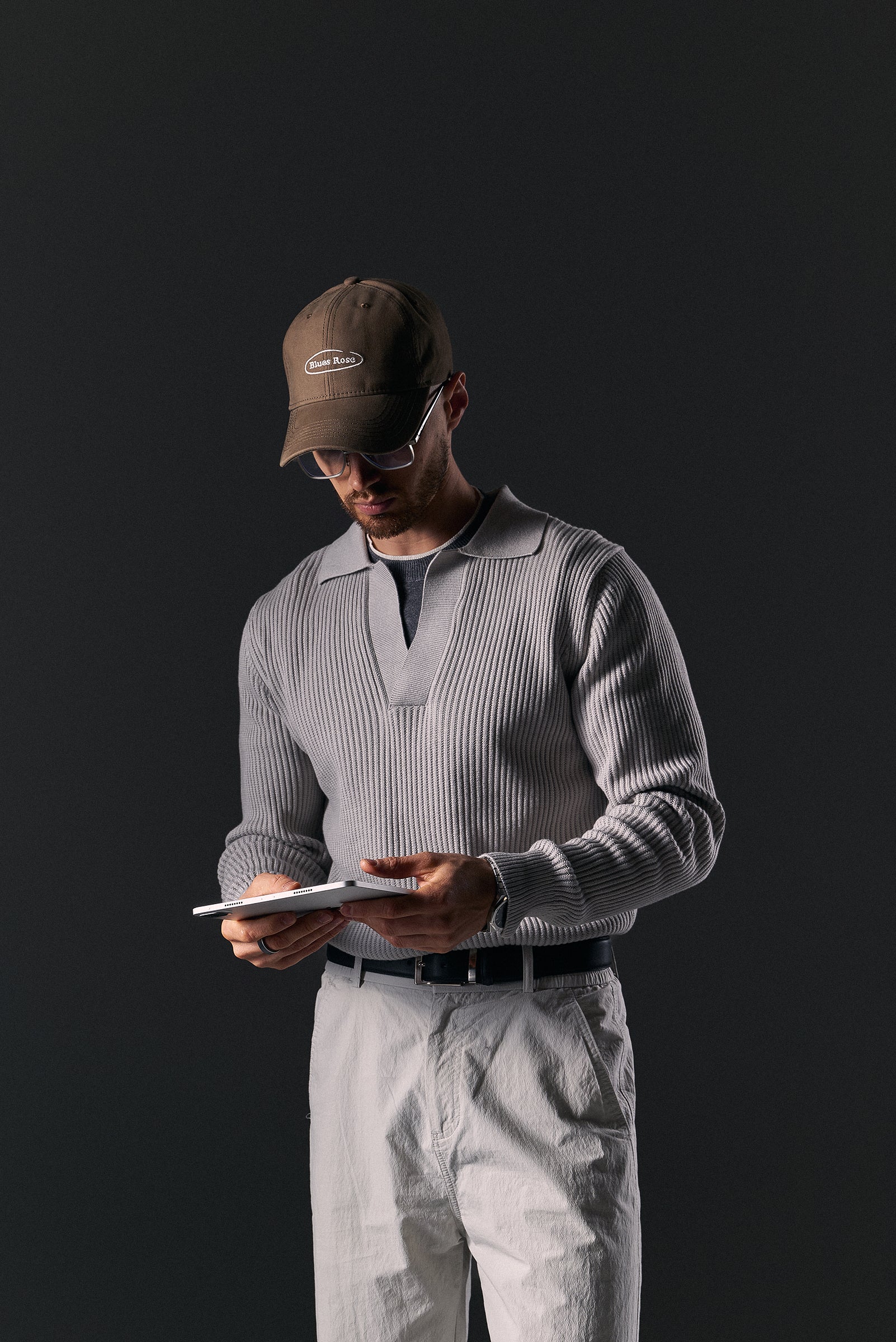 Ribbed Violet Jumper - Image 3