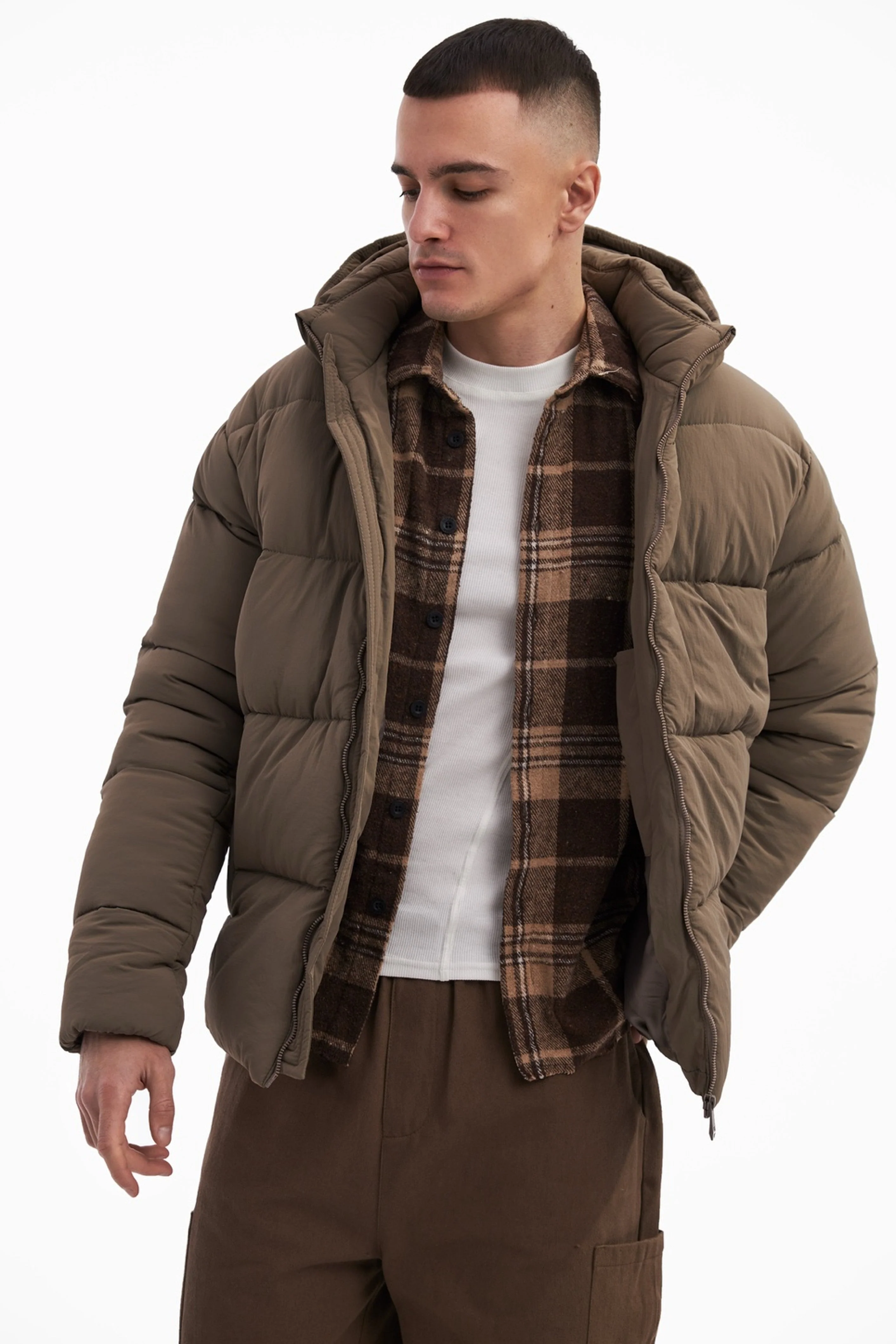 Short crinkle puffer jacket - Image 2