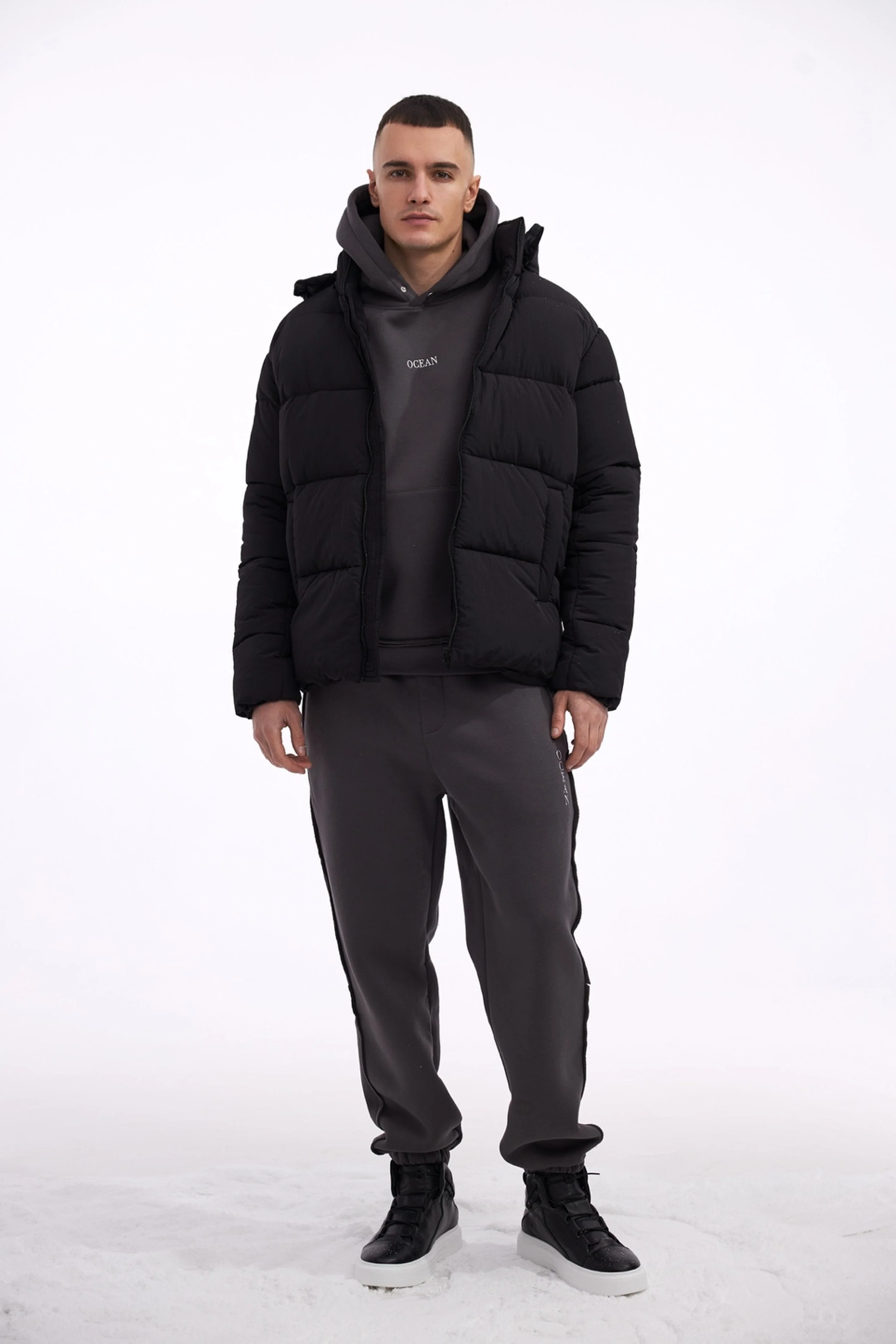 Short crinkle puffer jacket - Image 6