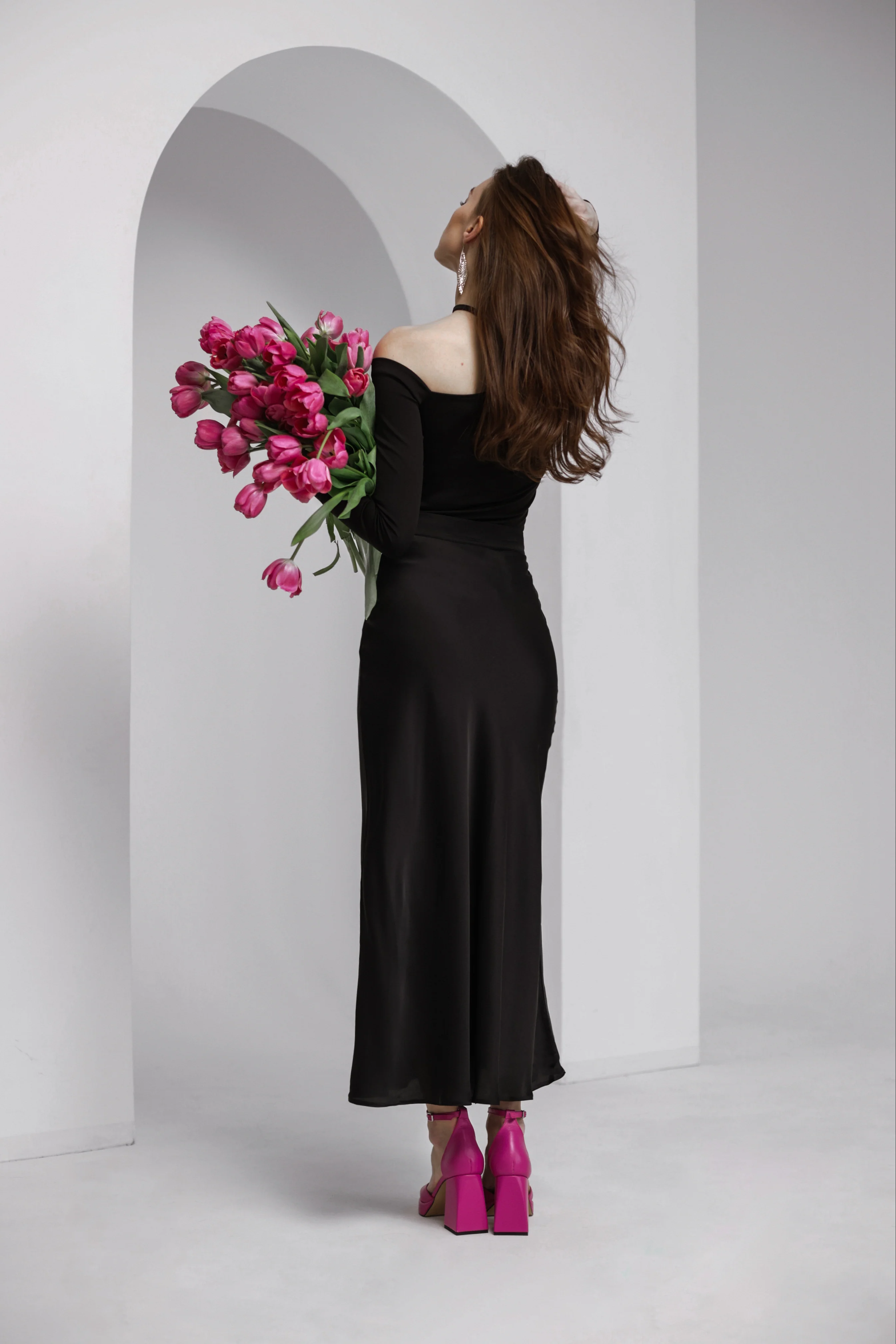 Silk midi skirt - Image 10