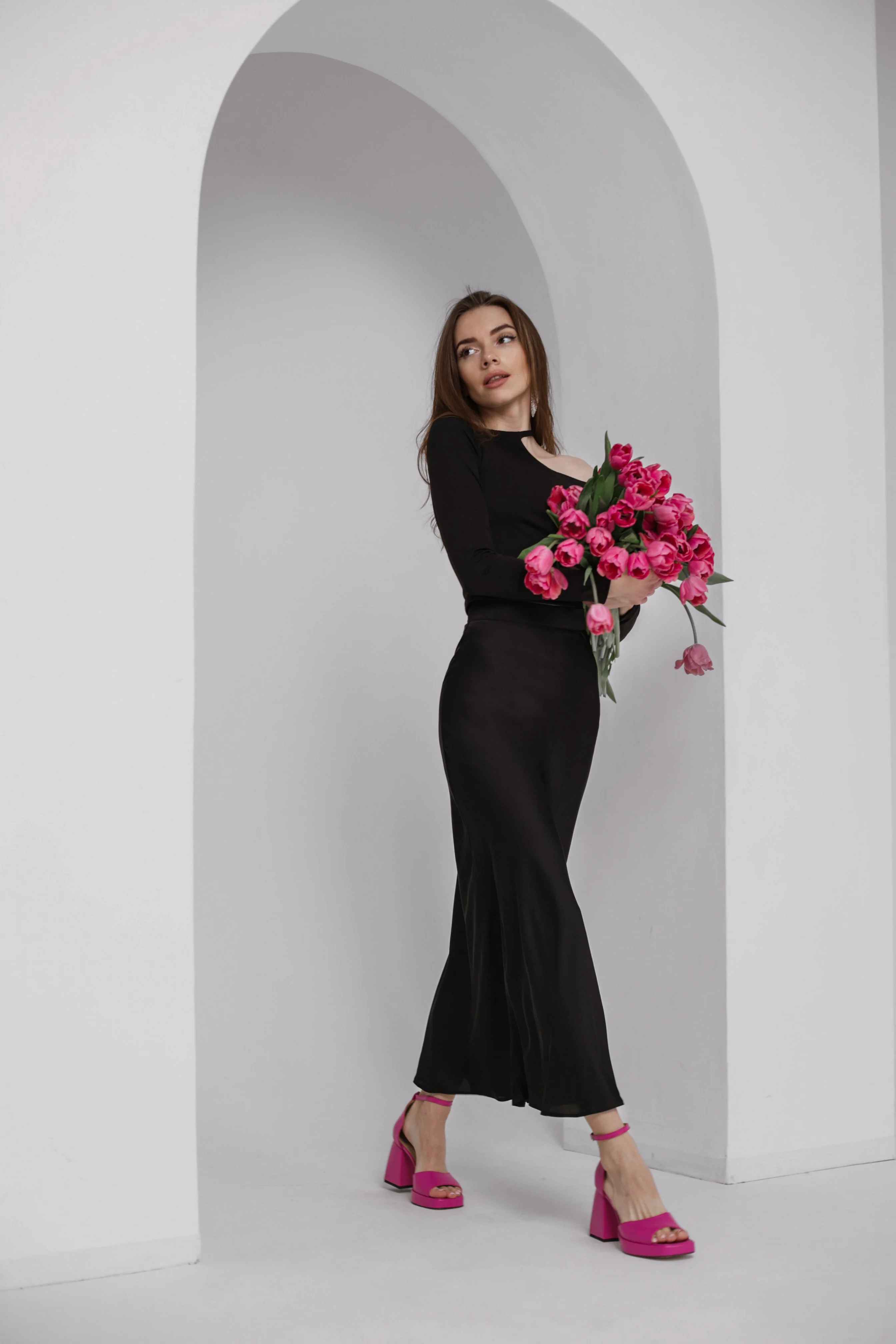 Silk midi skirt - Image 9