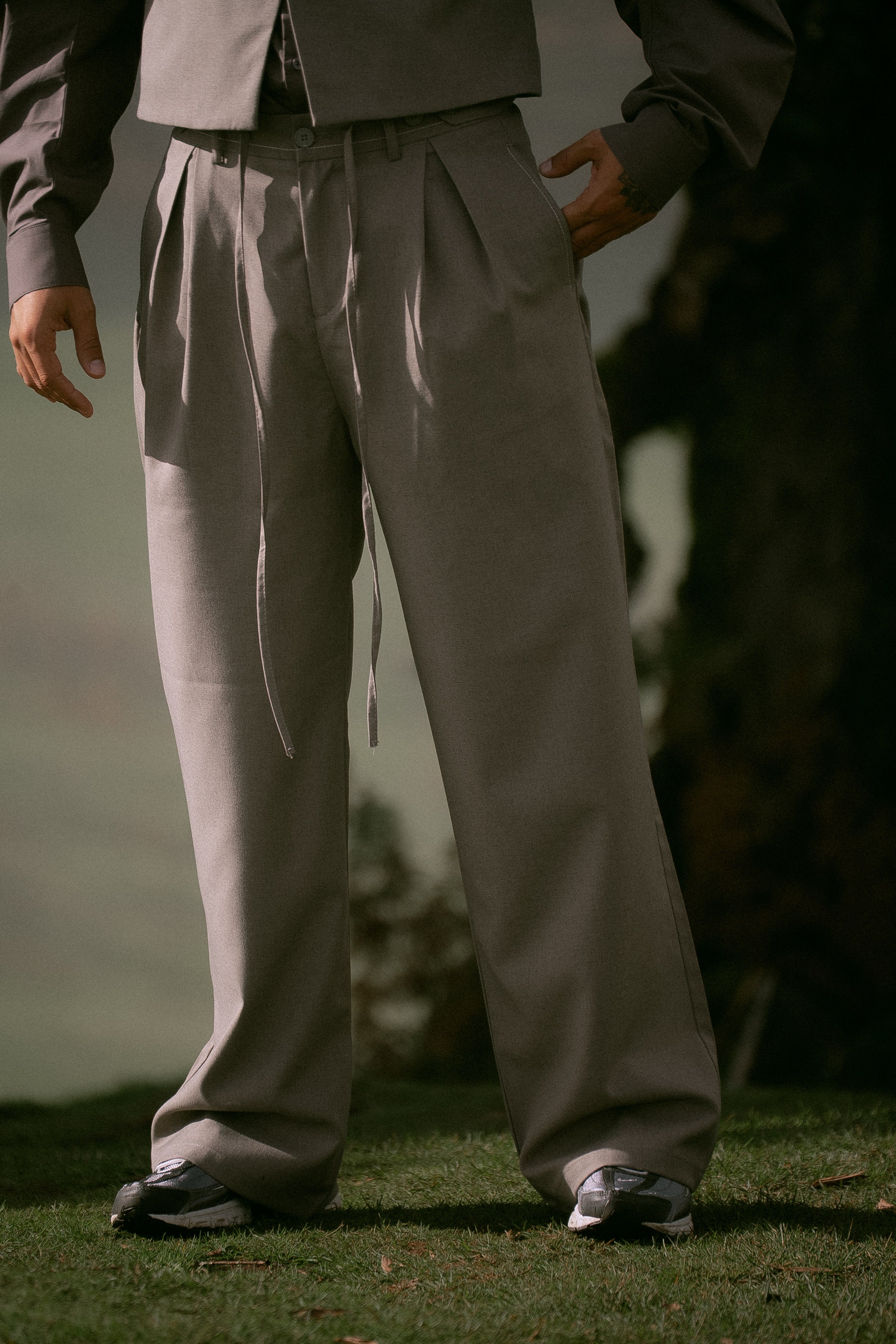 SP Wide-Leg Pants Art