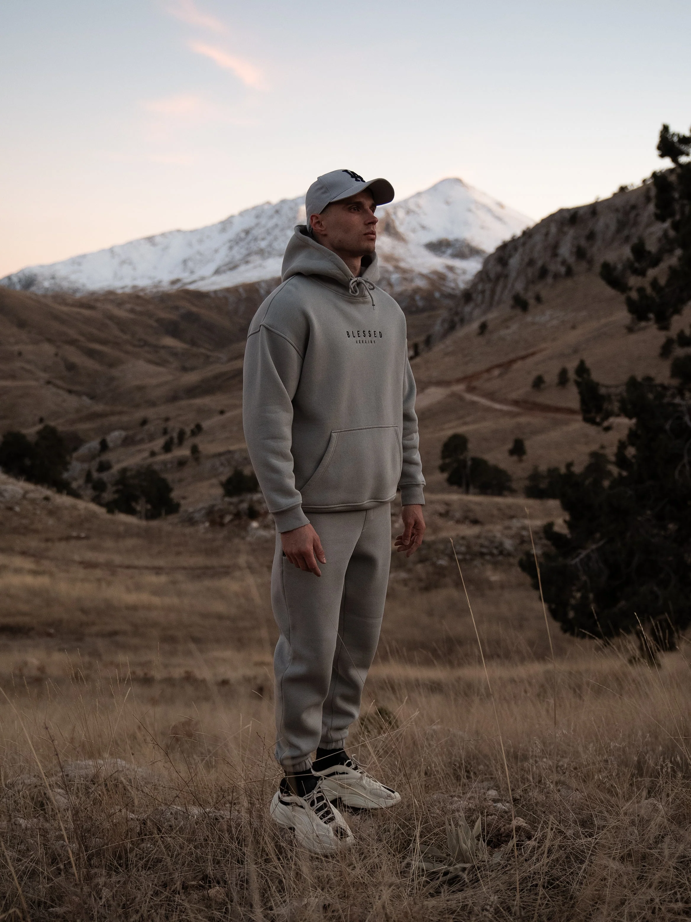 Sport fleece tracksuit Blessed Ukraine