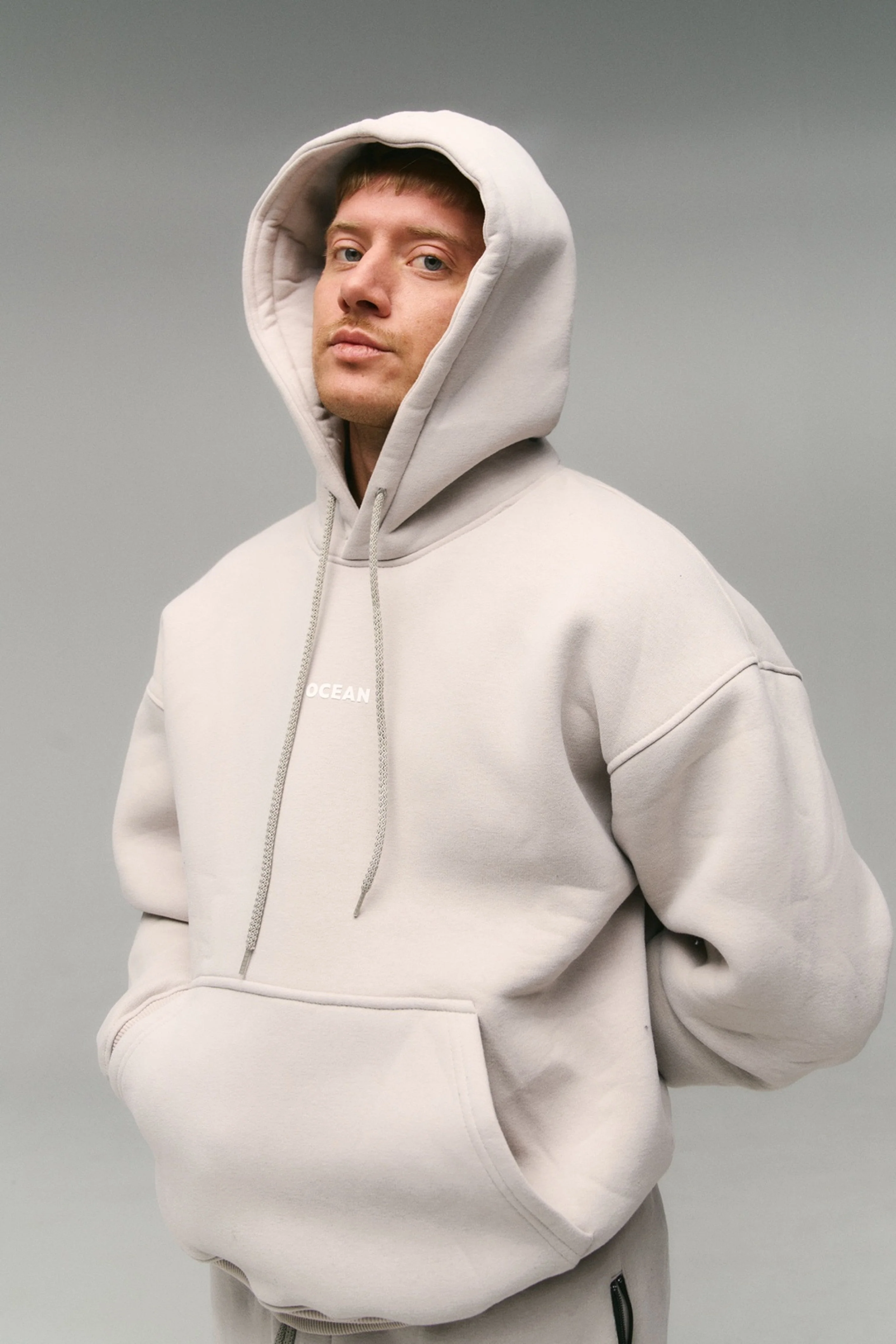 Sport fleece tracksuit Stal - Image 13