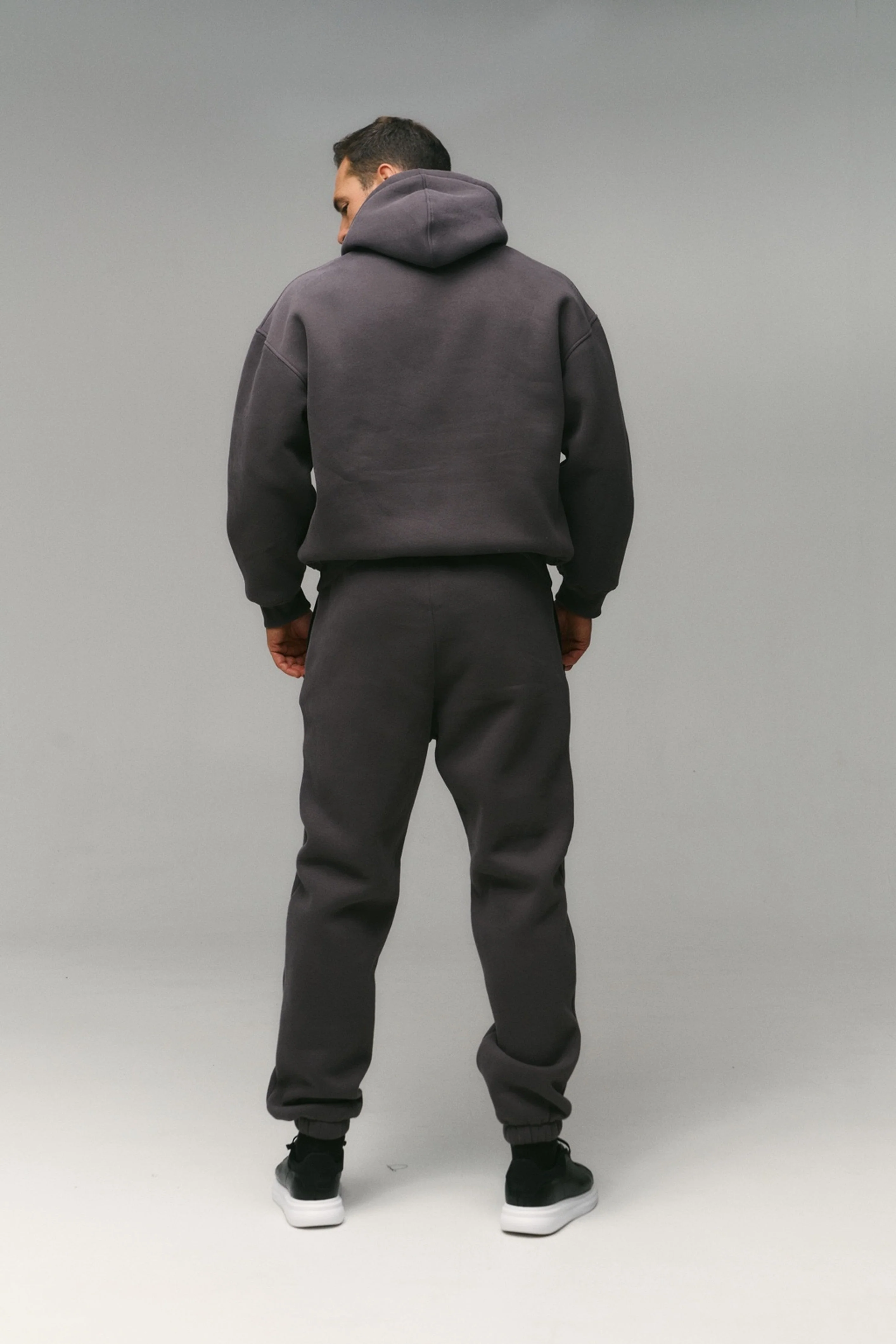 Sport fleece tracksuit Stal - Image 4