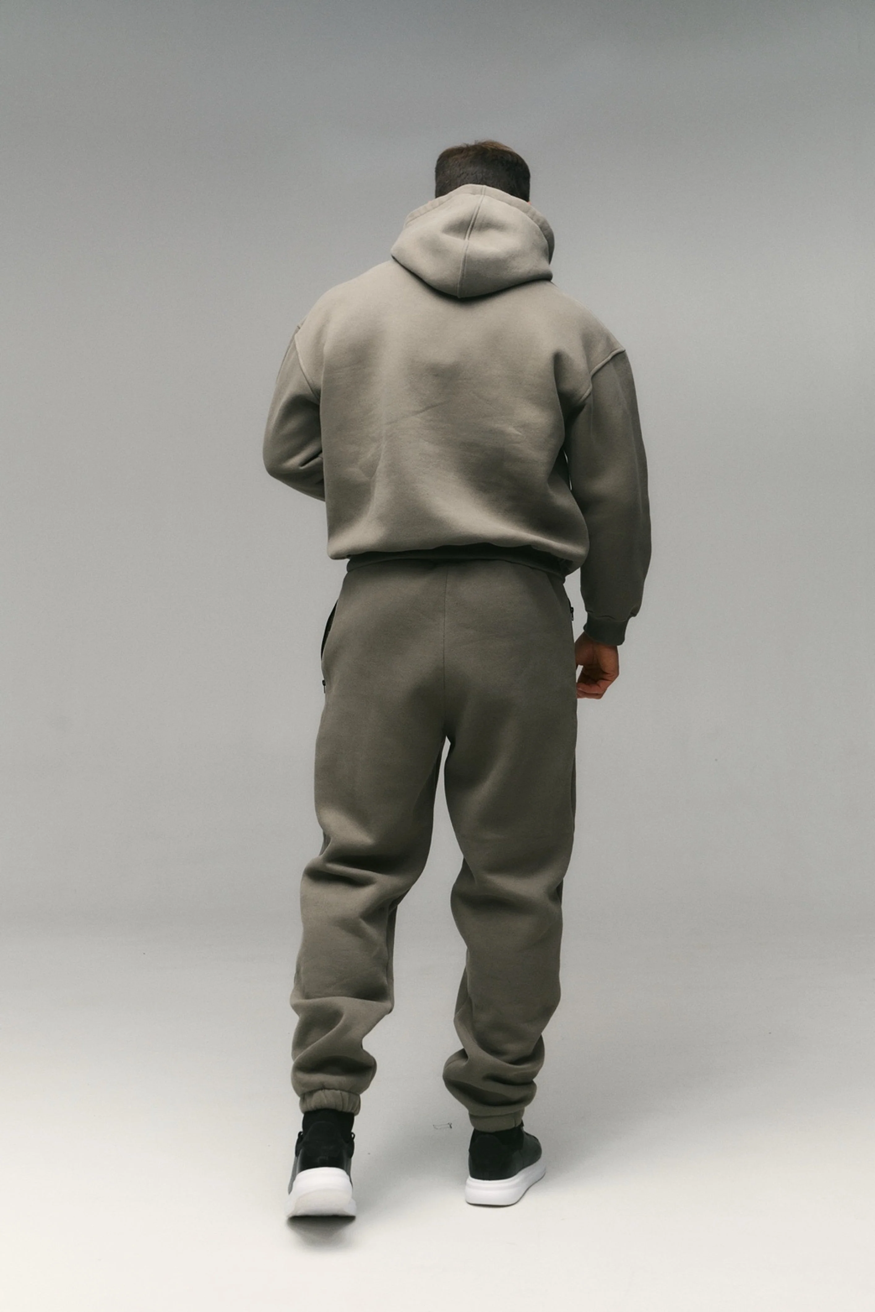 Sport fleece tracksuit Stal - Image 7