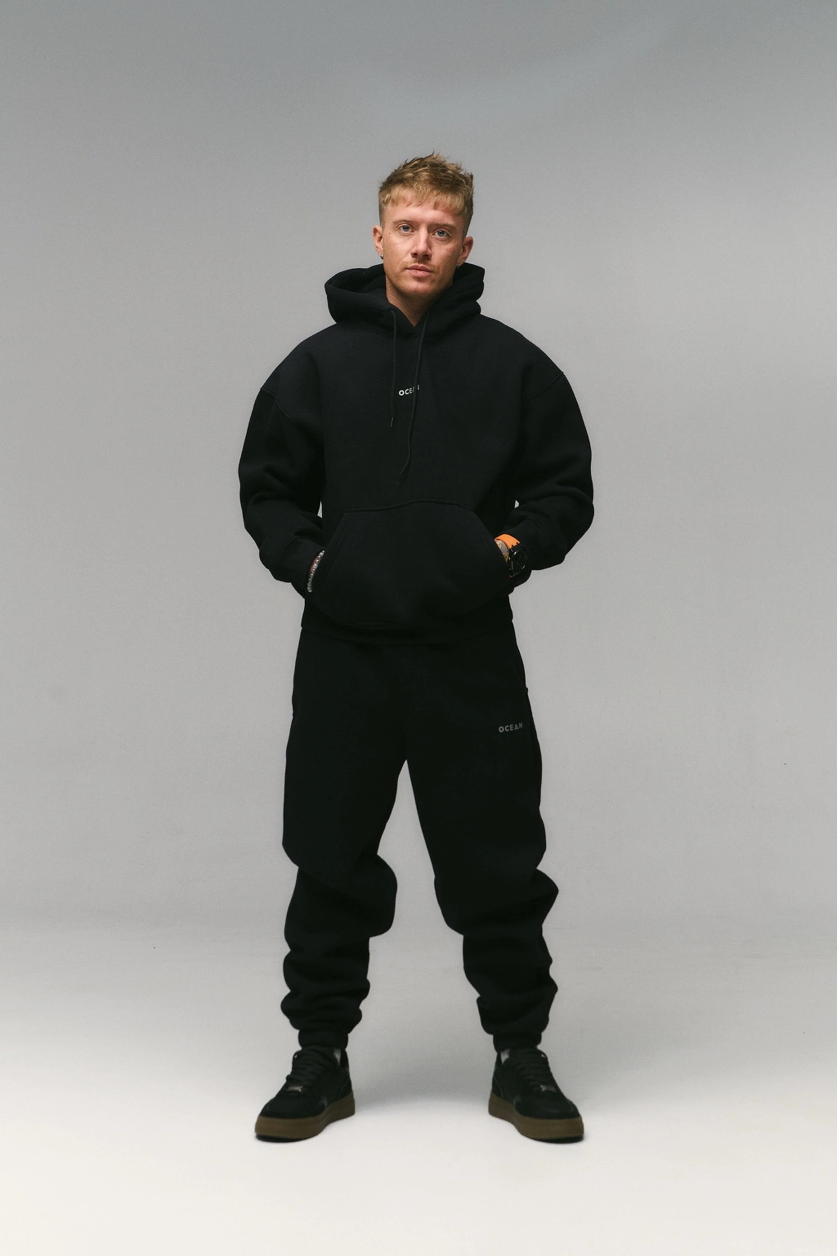 Sport fleece tracksuit Stal - Image 8