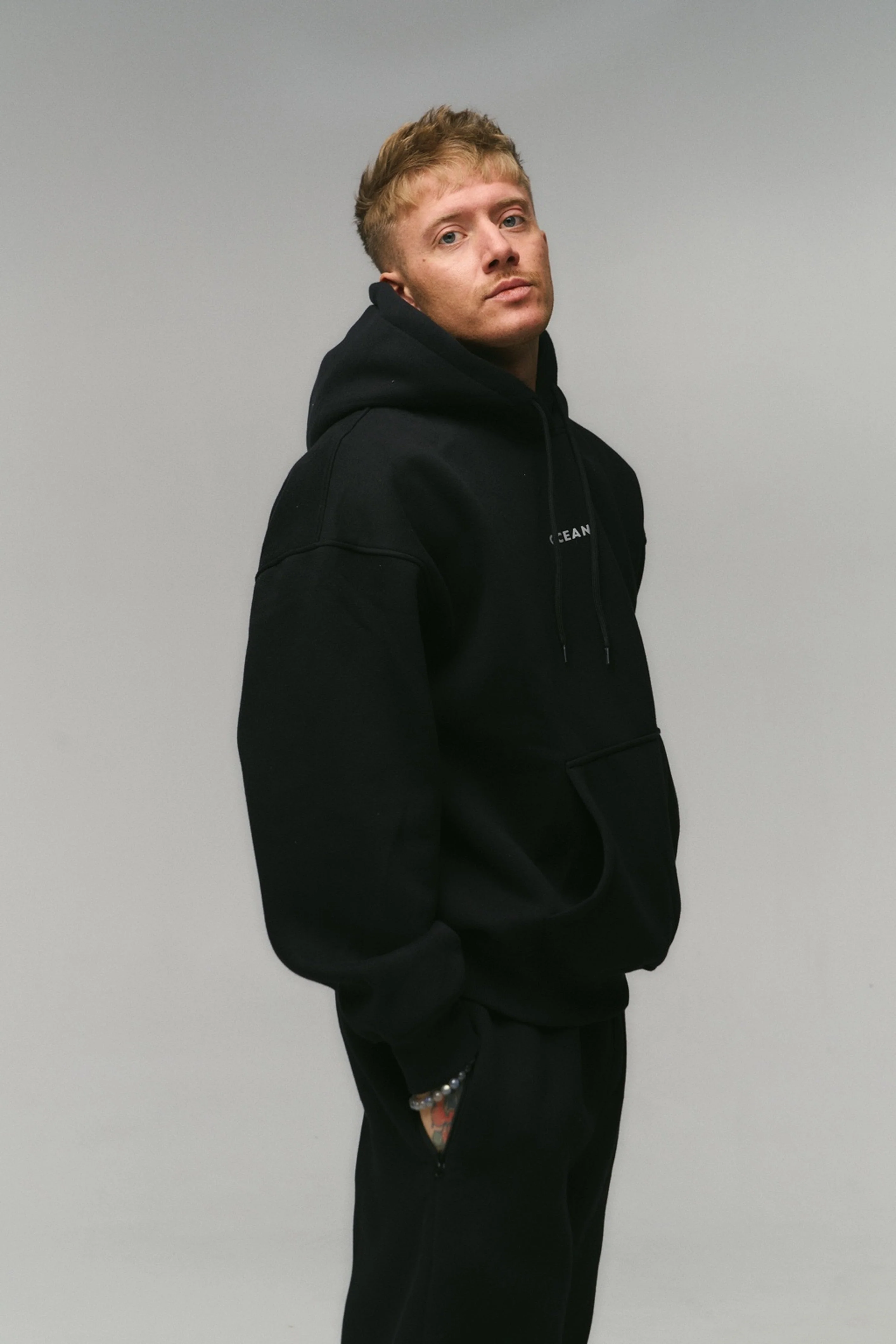 Sport fleece tracksuit Stal - Image 9