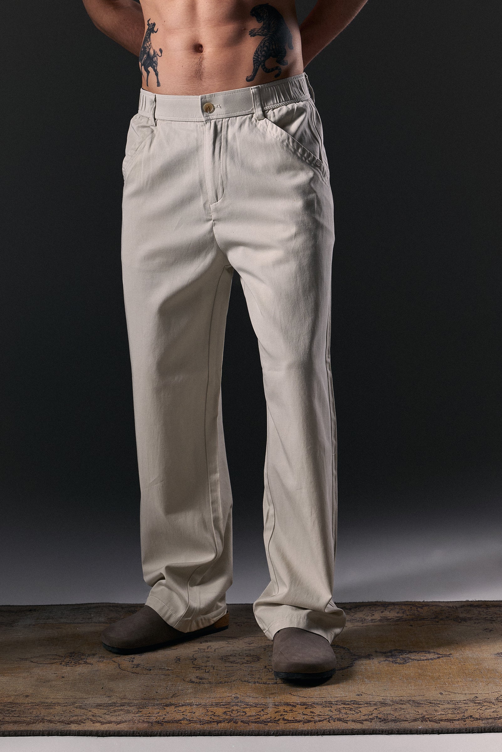 Straight trousers Forest
