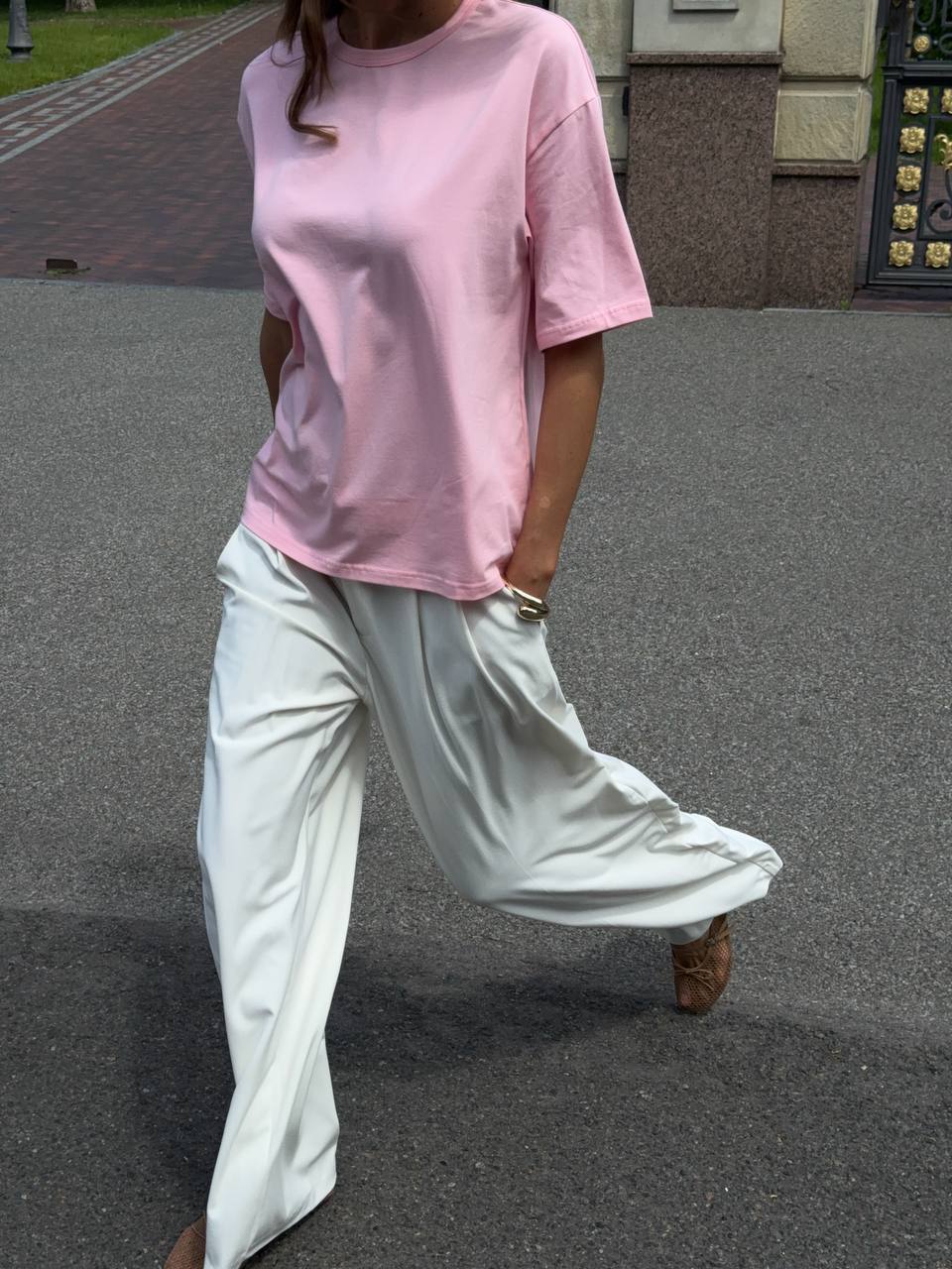 Stripe Oversized T-Shirt - Image 3