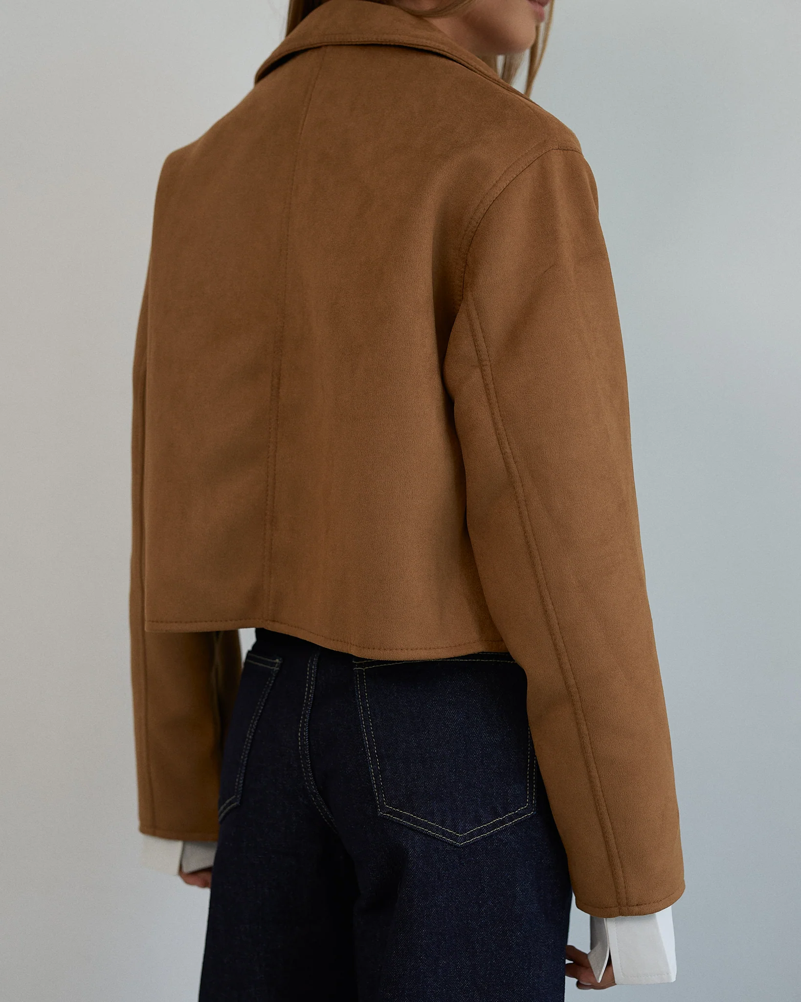 Tan Suede Jacket - Image 2