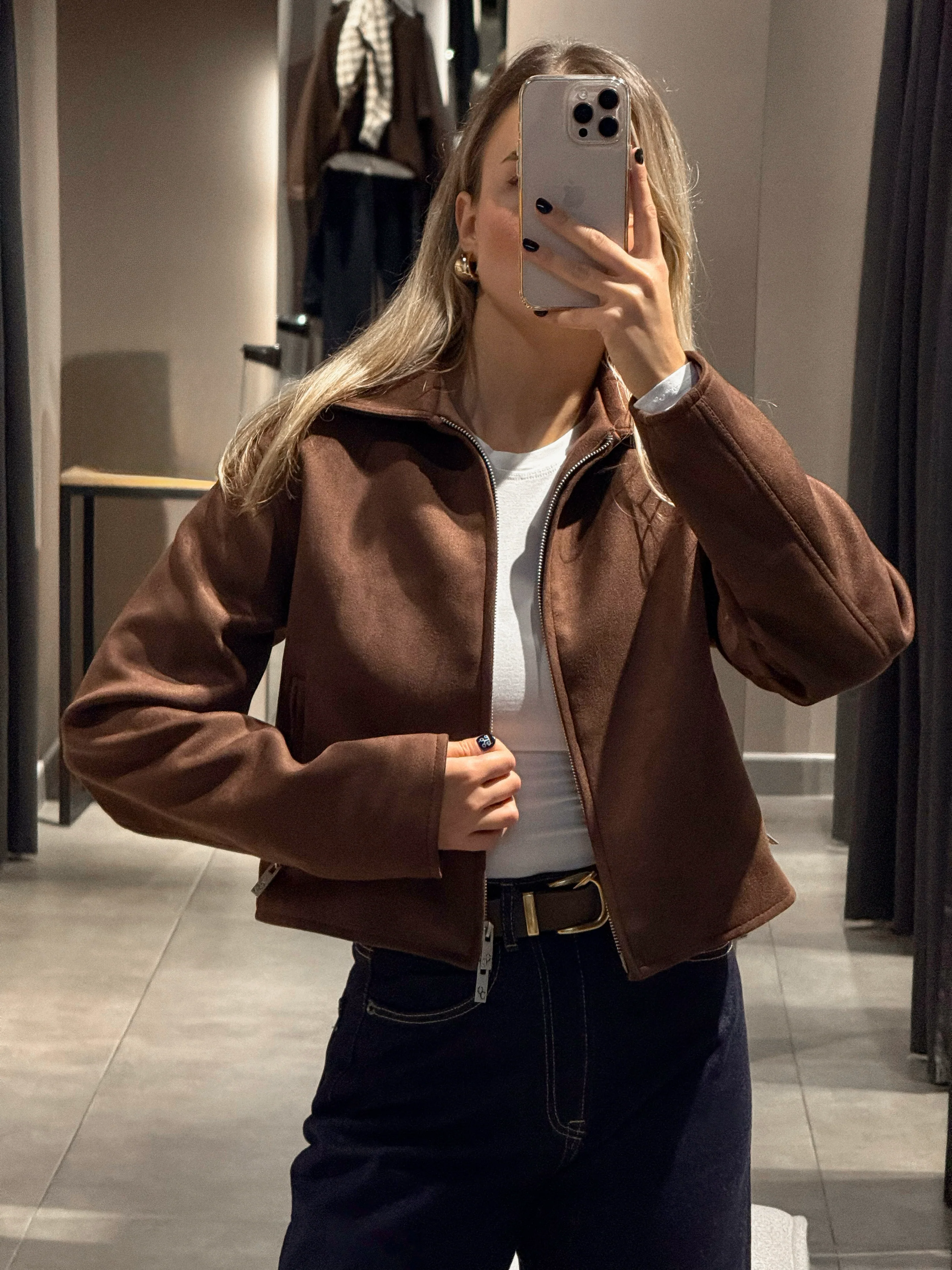 Tan Suede Jacket - Image 3