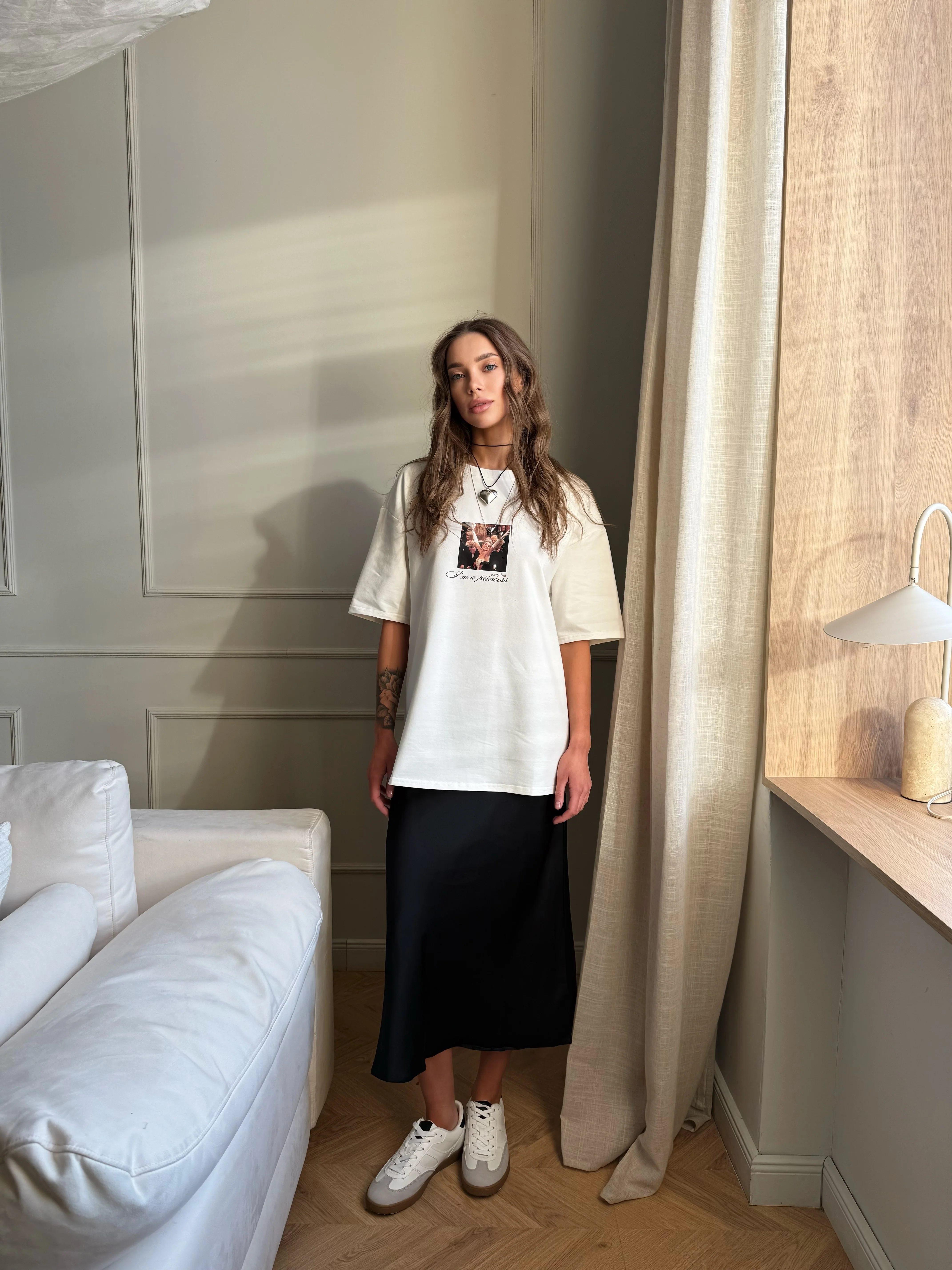 Taylor Silk Midi Skirt - Image 6