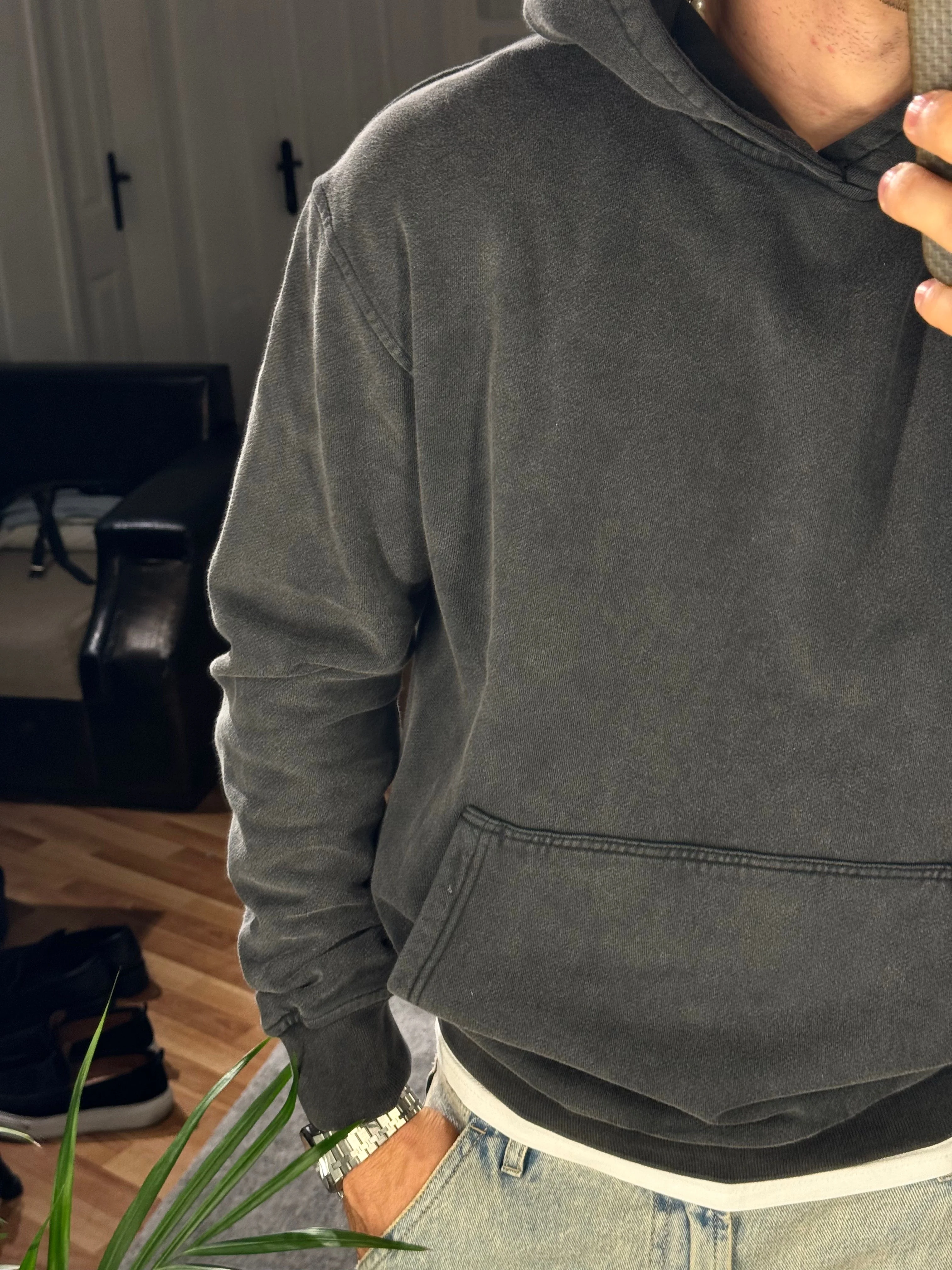 Vintage fleece hoodie - Image 3